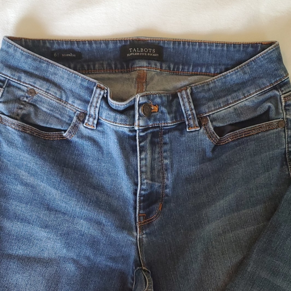 Talbots boyfriend jeans size 6